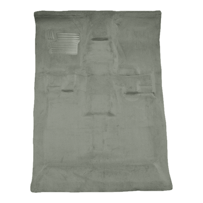 Illustration of 1998-2002 Lincoln Navigator 4DR Pass Area Cutpile Molded Carpet - 1 Piece in 4666 Smoke Gray, digitally recolored from the ACC supplier photo.