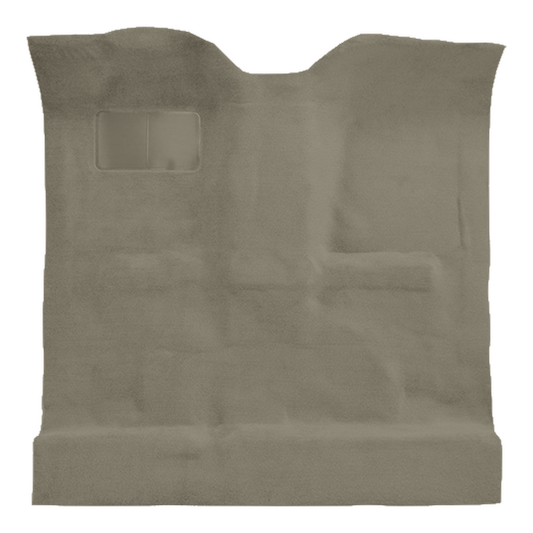 Illustration of 2001-2008 Mazda B2300 Reg Cab 2 & 4WD Cutpile Molded Carpet - 1 Piece in 7623 Med Sand Gray / Neutral, digitally recolored from the ACC supplier photo.