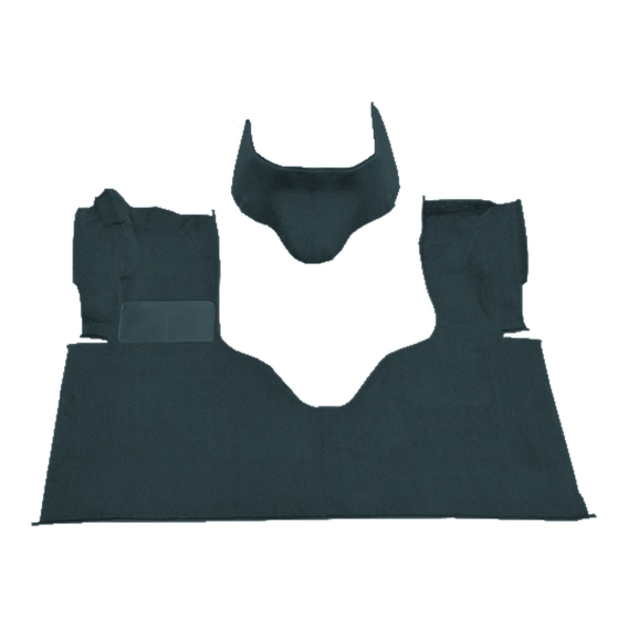1975-1983 Ford E-350 Econoline Pass Area Cutpile Molded Carpet - 2 Piece