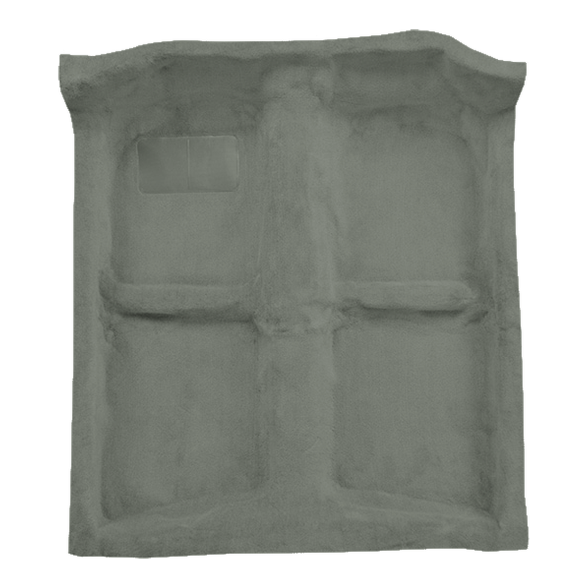 Illustration of 1993-1997 Mazda MX-6 2DR Cutpile Molded Carpet - 1 Piece in 857 Medium Gray, digitally recolored from the ACC supplier photo.