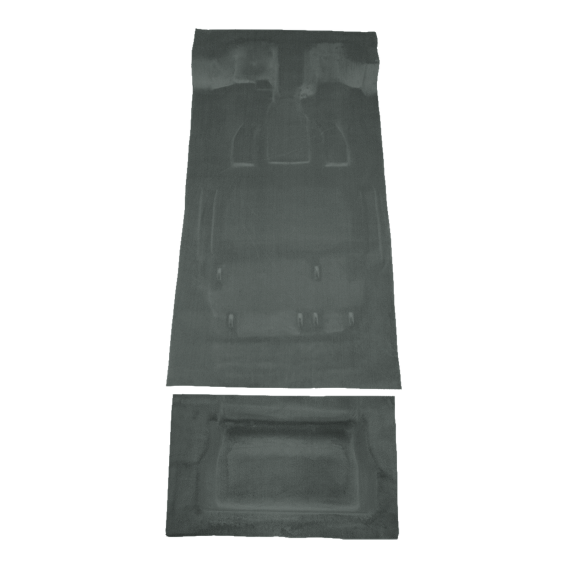 2005-2007 Dodge Grand Caravan Stow & Go Seats Model Complete Cutpile Molded Carpet - 2 Piece