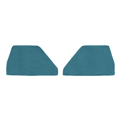 Illustration of 1948-1952 Ford F4 Kick Panel Inserts without Cardboard Loop Carpet - 2 Piece in 0...