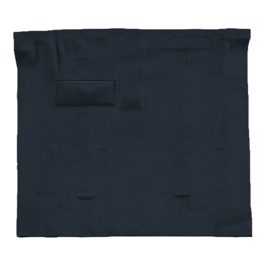Illustration of 1999-2003 Ford Windstar Pass Area Cutpile Molded Carpet - 1 Piece in 840 Navy Blue, digitally recolored from the ACC supplier photo.