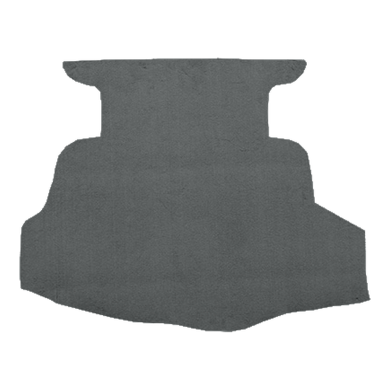 Illustration of 1995-1999 Mitsubishi Eclipse GST or GS Front wheel drive Cargo Area Coupe Cutpile...