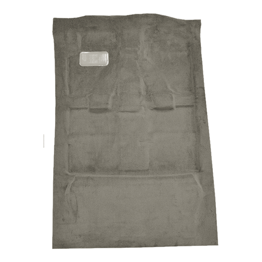 Illustration of 2008-2011 Mazda Tribute 4DR Pass Area Cutpile Molded Carpet - 1 Piece in 9779 Medium Gray / Pewter, digitally recolored from the ACC supplier photo.