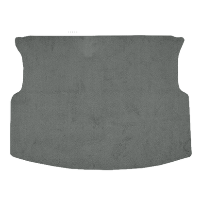 Illustration of 2001-2007 Ford Escape 4DR Cargo Area Cutpile Carpet with Mass Backing - 1 Piece in 807 Dark Gray, digitally recolored from the ACC supplier photo.