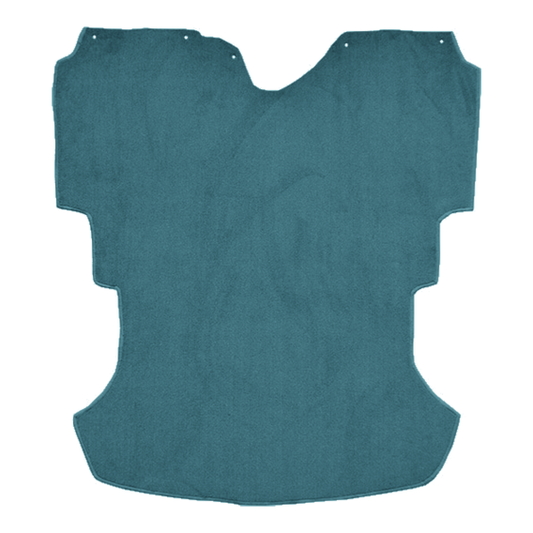Illustration of 1979-1985 Mazda RX-7 Coupe 2 Seater Cargo Area Cutpile Carpet - 1 Piece in 802 Bl...
