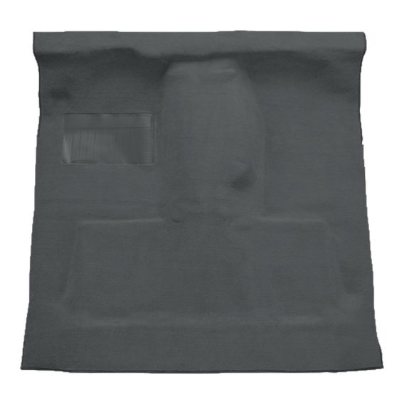1989 Dodge W100 Reg Cab 4WD Auto/5spd Cutpile Molded Carpet - 1 Piece