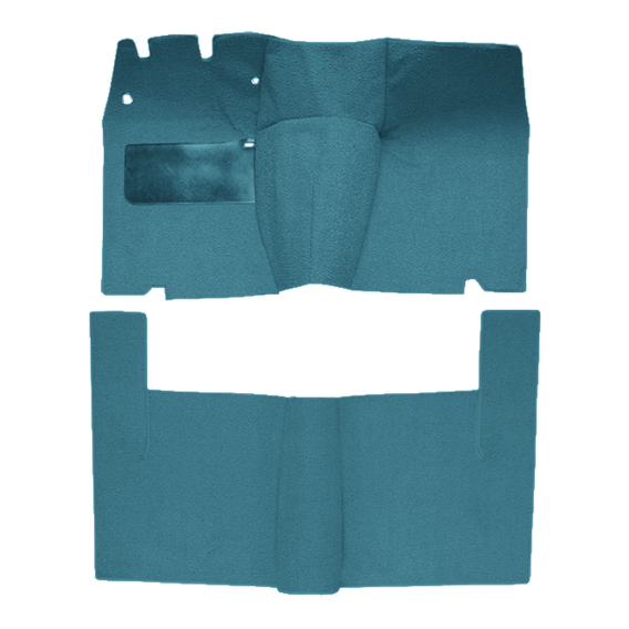 1955-1956 Ford Customline 2DR Hardtop Loop Carpet - 2 Piece