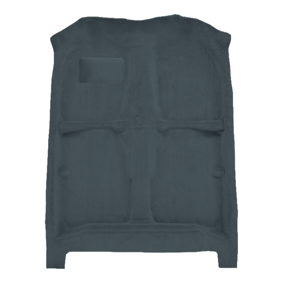 Illustration of 1992-1995 Toyota Paseo 2DR Cutpile Molded Carpet - 1 Piece in 8082 Crystal Blue, digitally recolored from the ACC supplier photo.