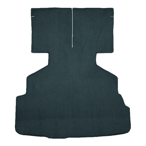 Illustration of 1986-1992 Toyota Supra Cargo Area Cutpile Carpet - 1 Piece in 839 Federal Blue, d...