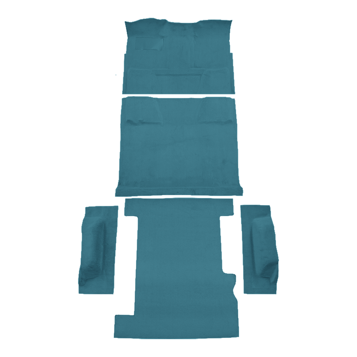 1973 Chevrolet C10 Suburban 2WD Auto Complete Loop Molded Replacement Carpet Kit - 5-Piece - product image