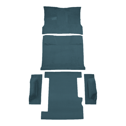 1981-1986 Chevrolet K10 Suburban 4WD Complete Cutpile Molded Replacement Carpet Kit - 5-Piece - product image