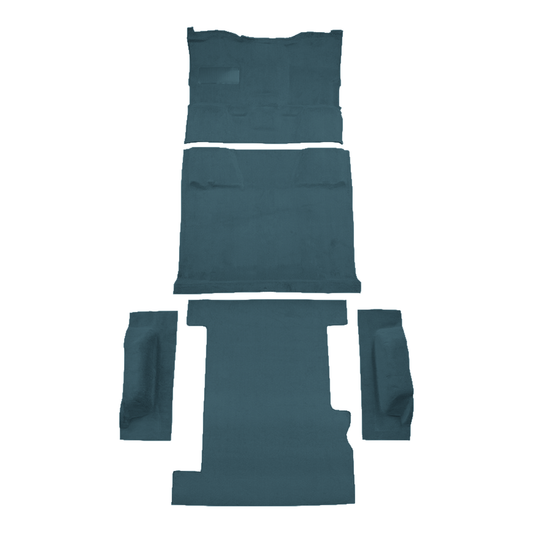 1981-1986 Chevrolet C10 Suburban 2WD Auto Complete Cutpile Molded Replacement Carpet Kit - 5-Piece - product image