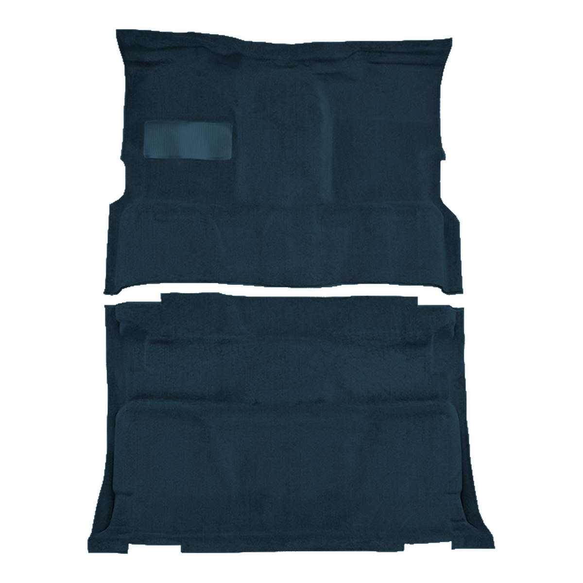 1988-1991 Chevy C2500 Crew Cab 2WD 4spd Floor Shift Cutpile Molded Replacement Carpet Kit - 2-Piece - product image