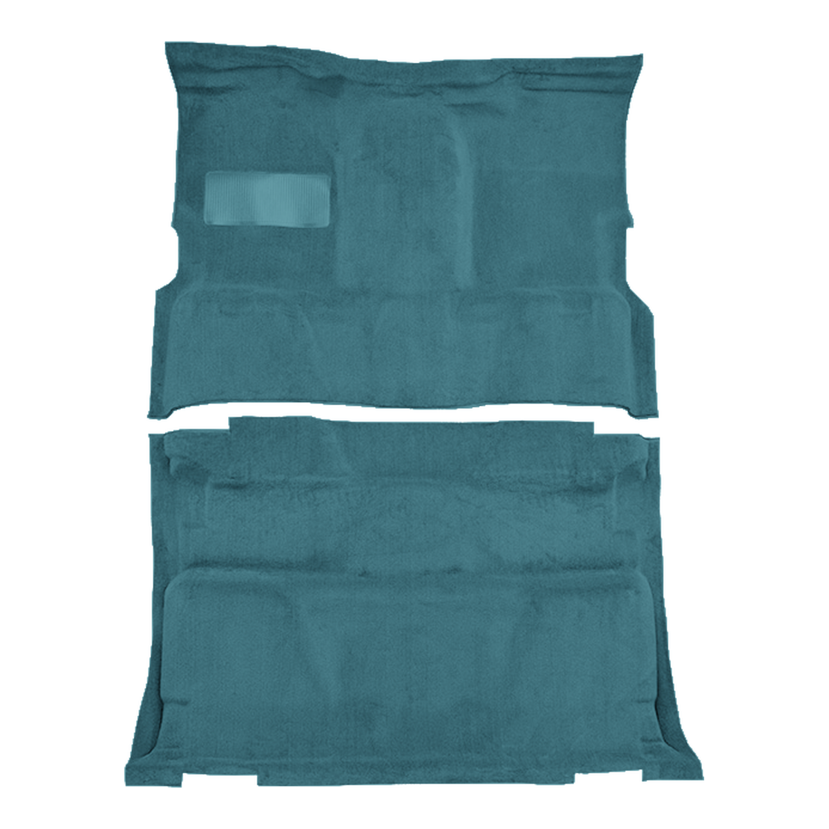 1981-1986 Chevy C30 Crew Cab 2WD Auto/3spd Column Hi Tunnel Cutpile Replacement Carpet Kit - 2-Piece - product image
