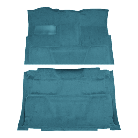1973 Chevy C30 Pickup Crew Cab 2WD Auto/3spd Column Shift Loop Molded Replacement Carpet Kit - 2-Piece - product image