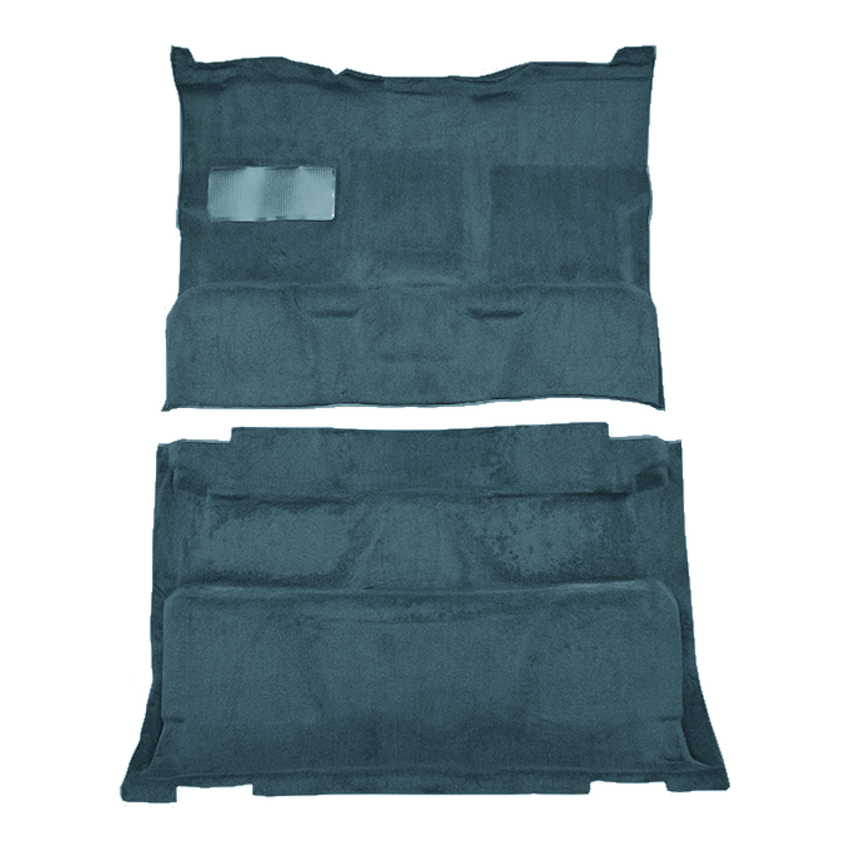 1987-1988 Chevy R30 Crew Cab 2WD Auto/3spd Column Cutpile Molded Replacement Carpet Kit - 2-Piece - product image