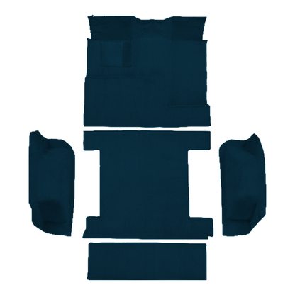 1977 Ford Bronco Complete without Tailgate Lock Cutpile Molded Replacement Carpet Kit - 5-Piece - product image