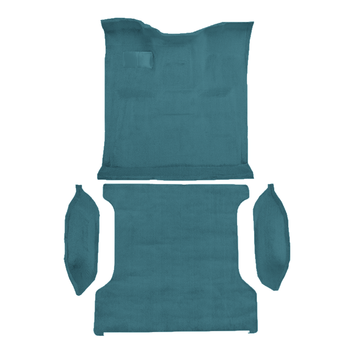 1980-1986 Ford Bronco Complete Cutpile Molded Replacement Carpet Kit - 4-Piece - product image