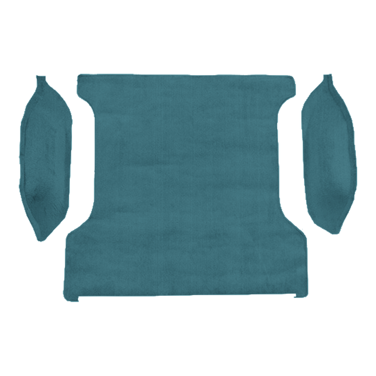 1980-1996 Ford Bronco Cargo Area Cutpile Molded Replacement Carpet Kit - 3-Piece - product image
