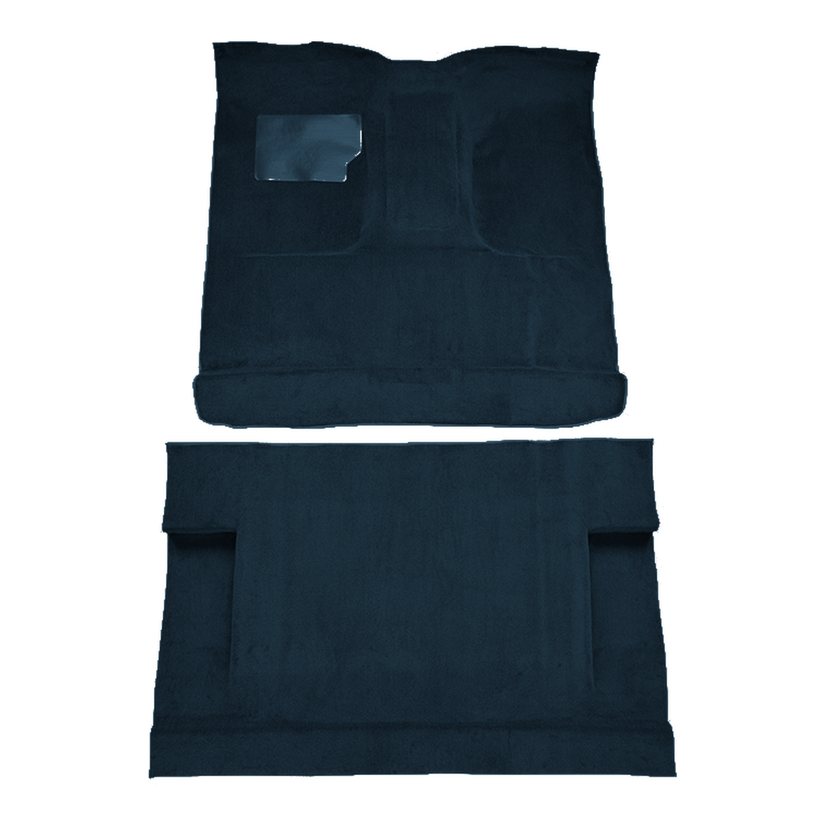 1973 Ford F-250 Crew Cab 4WD Auto/4spd Loop Molded Replacement Carpet Kit - 2-Piece - product image