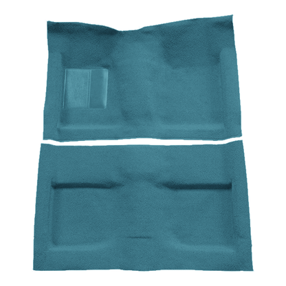 1964 Ford Mustang Convertible without Shifter Hole Loop Molded Replacement Carpet Kit - 2-Piece - product image