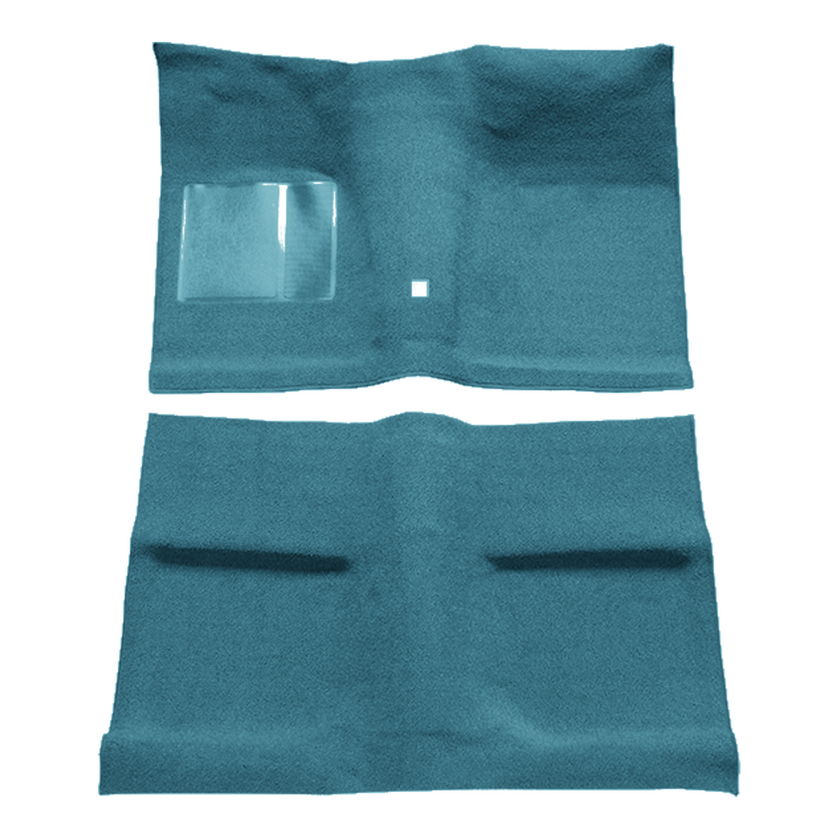1964 Ford Mustang Coupe with Shifter Hole Loop Molded Replacement Carpet Kit - 2-Piece - product image