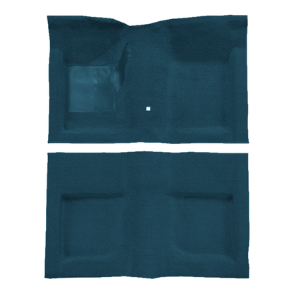 1965-1968 Ford Mustang Convertible with Shifter Hole Nylon Molded Replacement Carpet Kit - 2-Piece - product image