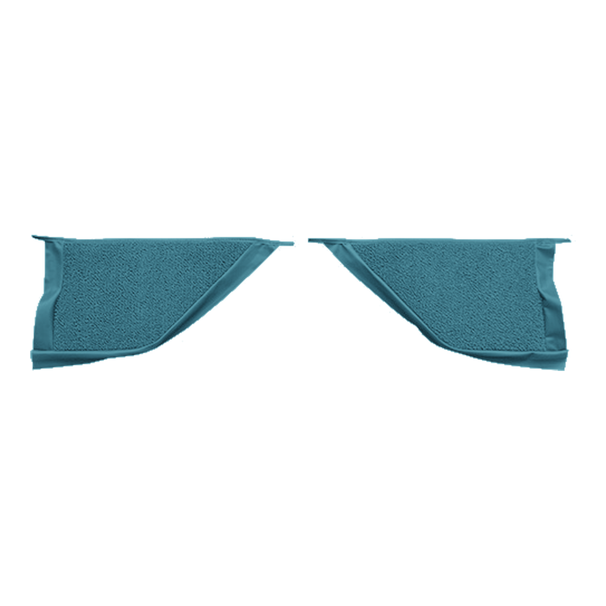 1965-1968 Ford Mustang Coupe/Fastback Inserts Kick Panel Loop Replacement Carpet Kit - 2-Piece - product image