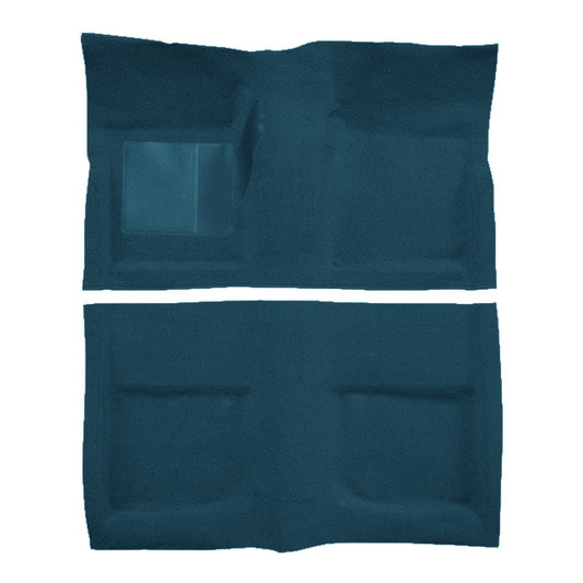 1965-1968 Ford Mustang Coupe without Shifter Hole Nylon Molded Replacement Carpet Kit - 2-Piece - product image