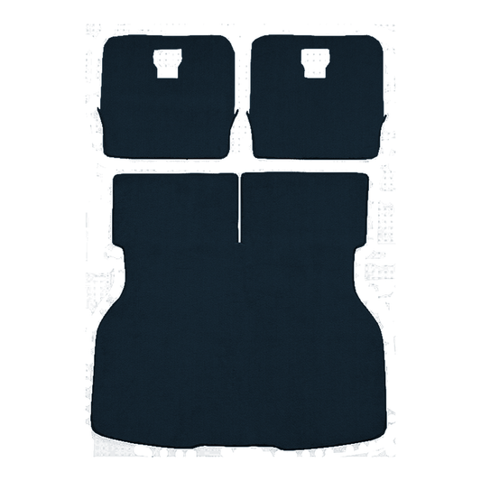 1983-1986 Ford Mustang Hatchback Cargo Area Cutpile Replacement Carpet Kit - 3-Piece - product image