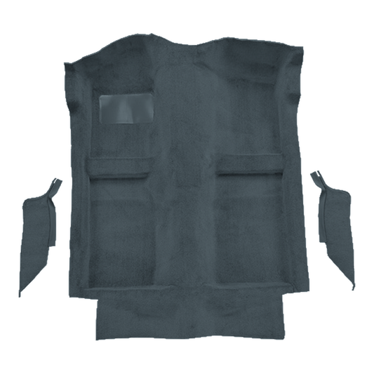 1990-1993 Ford Mustang Conv w/ Die Cut Quarter Panels Cutpile Molded Replacement Carpet Kit - 3-Piece - product image