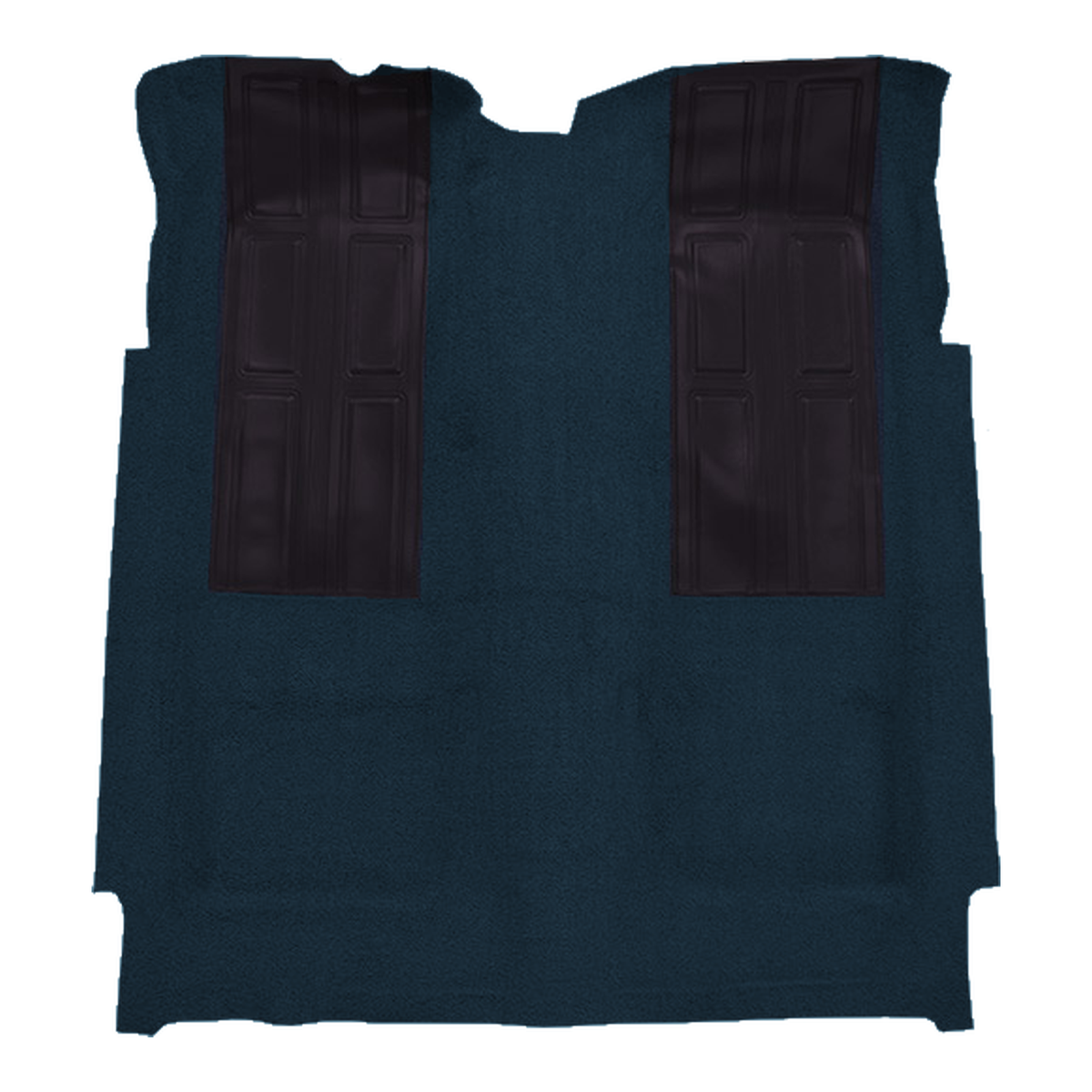 1972-1973 Ford Torino GT w/ 2 Dark Blue Inserts 2DR Auto Loop Molded Replacement Carpet Kit - 1-Piece - product image