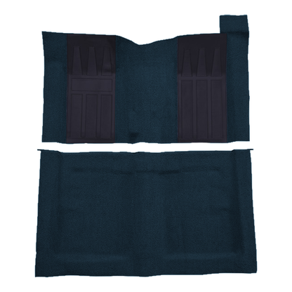 1969 Ford Torino GT 2DR HT/FB 4spd w/ 2 Dark Blue Ins Loop Molded Replacement Carpet Kit - 2-Piece - product image