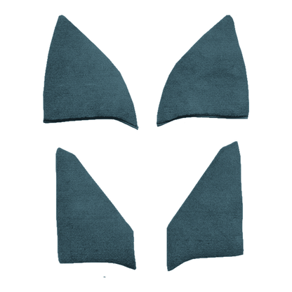 1987 GMC R2500 Reg Cab Inserts without Cardboard Kick Panel Cutpile Replacement Carpet Kit - 4-Piece - product image