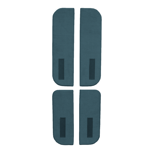 1987-1989 GMC R2500 Crew Cab Ins on Cardbd w/Vents Dr Panel Cutpile Replacement Carpet Kit - 4-Piece - product image