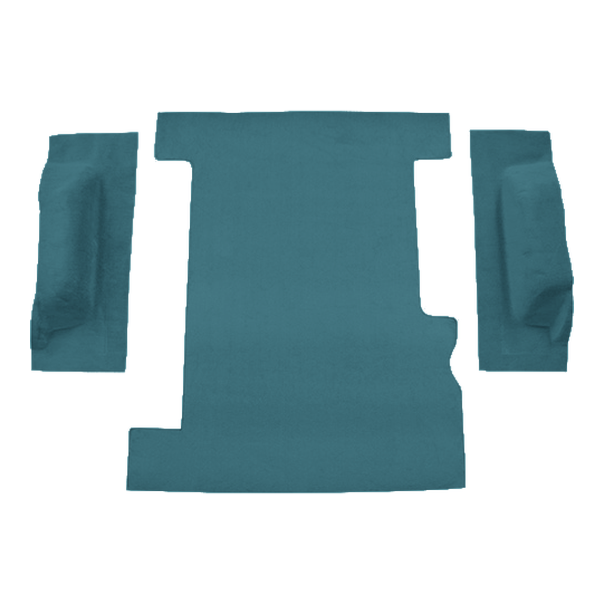 1975-1978 GMC K25 Suburban Cargo Area Cutpile Molded Replacement Carpet Kit - 3-Piece - product image