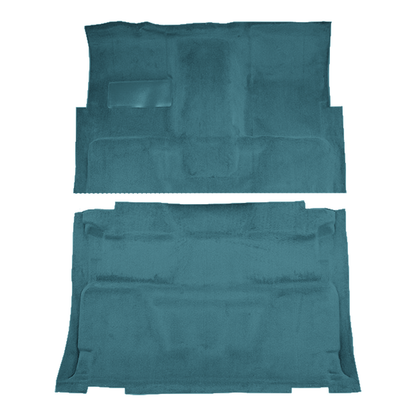 1975-1978 GMC K25 Crew Cab 4WD Auto/4spd Cutpile Molded Replacement Carpet Kit - 2-Piece - product image