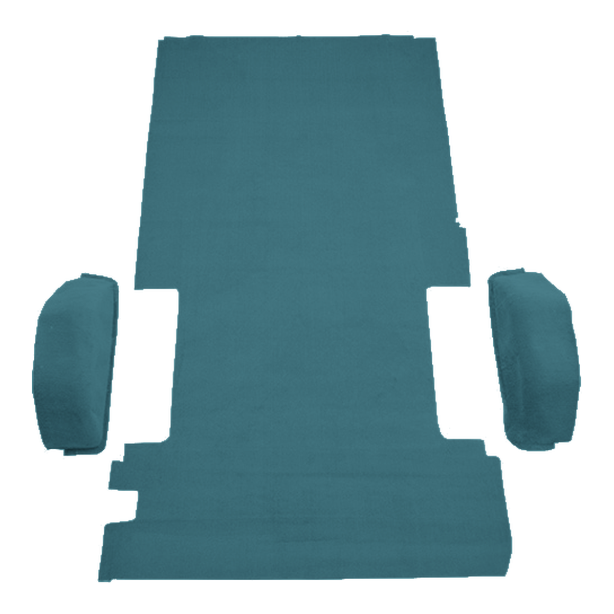 1979-1995 GMC G1500 Long Van Rear Fits 127 WB Cargo Area Cutpile Replacement Carpet Kit - 3-Piece - product image