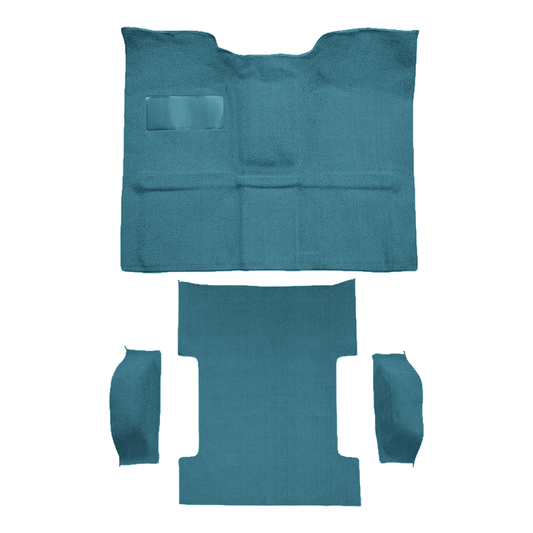 1970-1972 GMC Jimmy 2WD 4spd Floor (Same as CST Blazer) Loop Molded Replacement Carpet Kit - 4-Piece - product image