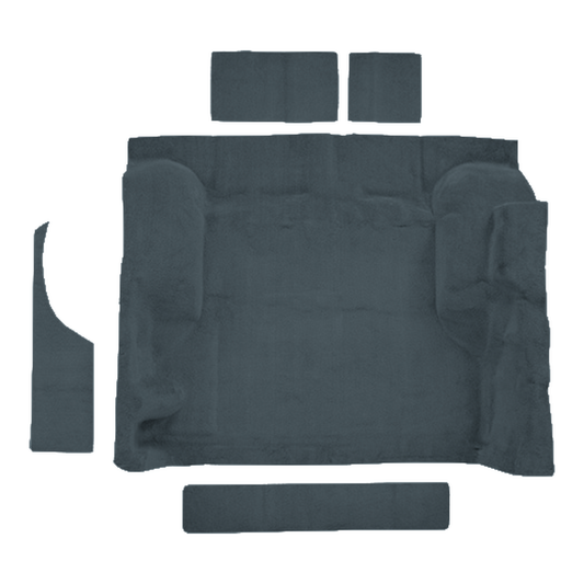 1995-2001 GMC Jimmy 4DR Cargo Area Cutpile Molded Replacement Carpet Kit - 5-Piece - product image