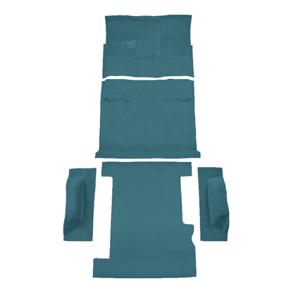 1975-1978 GMC K15 Suburban 4WD Complete Cutpile Molded Replacement Carpet Kit - 5-Piece - product image