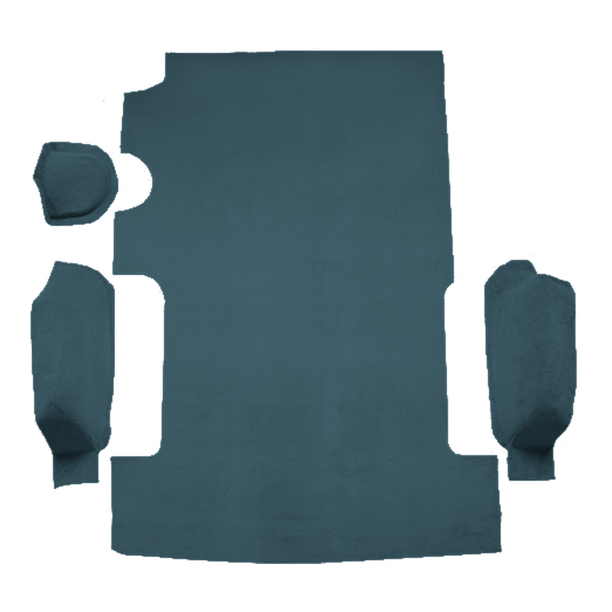 1990-1995 GMC Safari Ext Cargo Area Cutpile Molded Replacement Carpet Kit - 4-Piece - product image