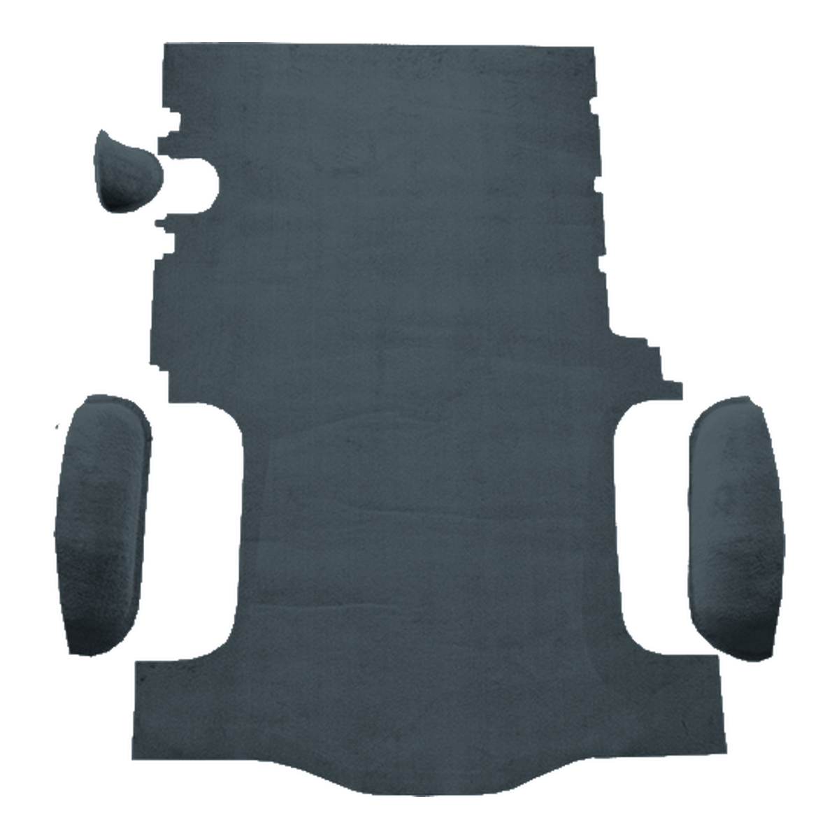 1996-2002 GMC Savana 1500 Van Short Fits 135 WB Cargo Area Cutpile Replacement Carpet Kit - 4-Piece - product image