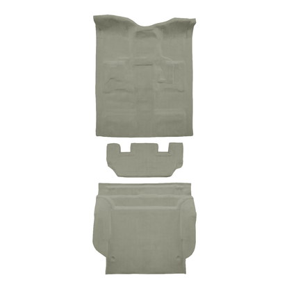 2011-2014 GMC Yukon 4DR w/ 2nd Row Seat Mount Cover Complete Cutpile Replacement Carpet Kit - 3-Piece - product image
