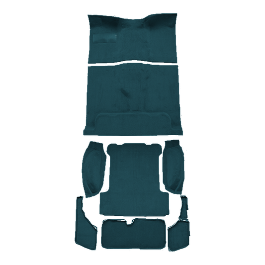 1974-1983 Jeep Wagoneer Complete Cutpile Molded Replacement Carpet Kit - 9-Piece - product image