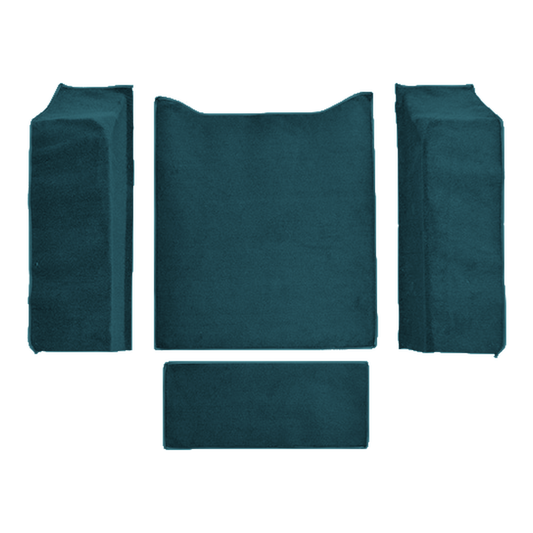 1976-1983 Jeep CJ5 Cargo Area Cutpile Molded Replacement Carpet Kit - 4-Piece - product image
