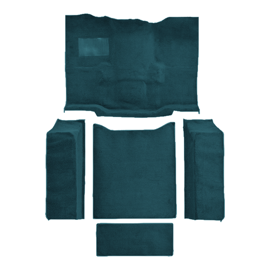 1976-1983 Jeep CJ5 Complete Cutpile Molded Replacement Carpet Kit - 5-Piece - product image