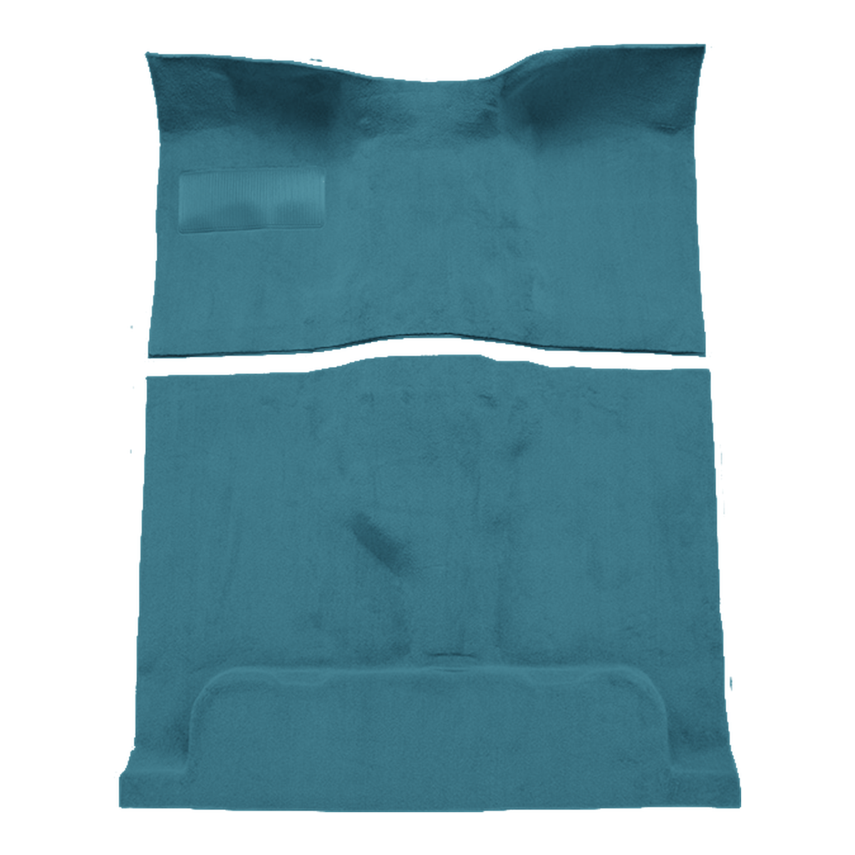 1963-1973 Jeep Wagoneer Pass Area Loop Molded Replacement Carpet Kit - 2-Piece - product image